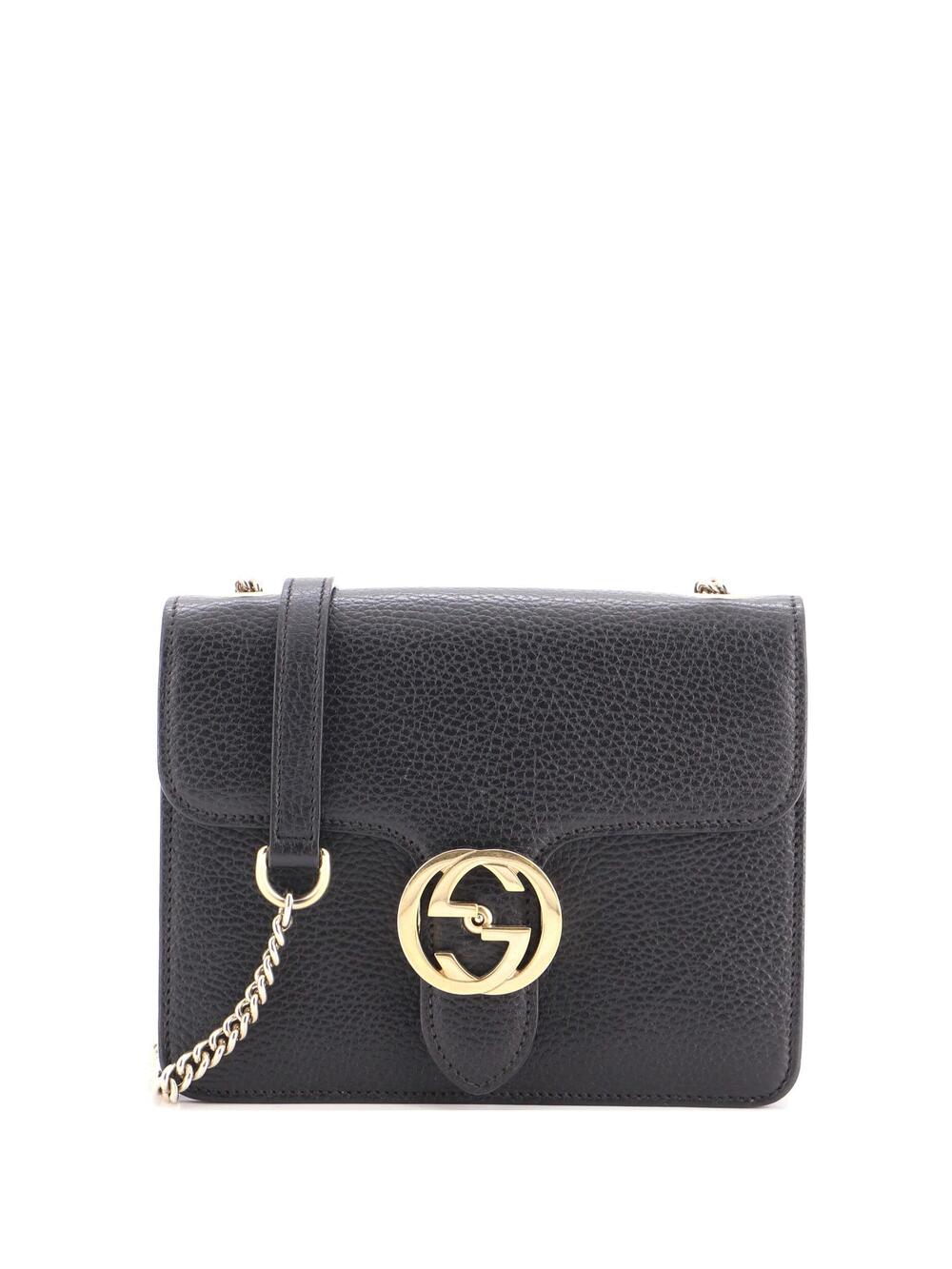 Gucci Interlocking Shoulder Bag Leather #354395G99B